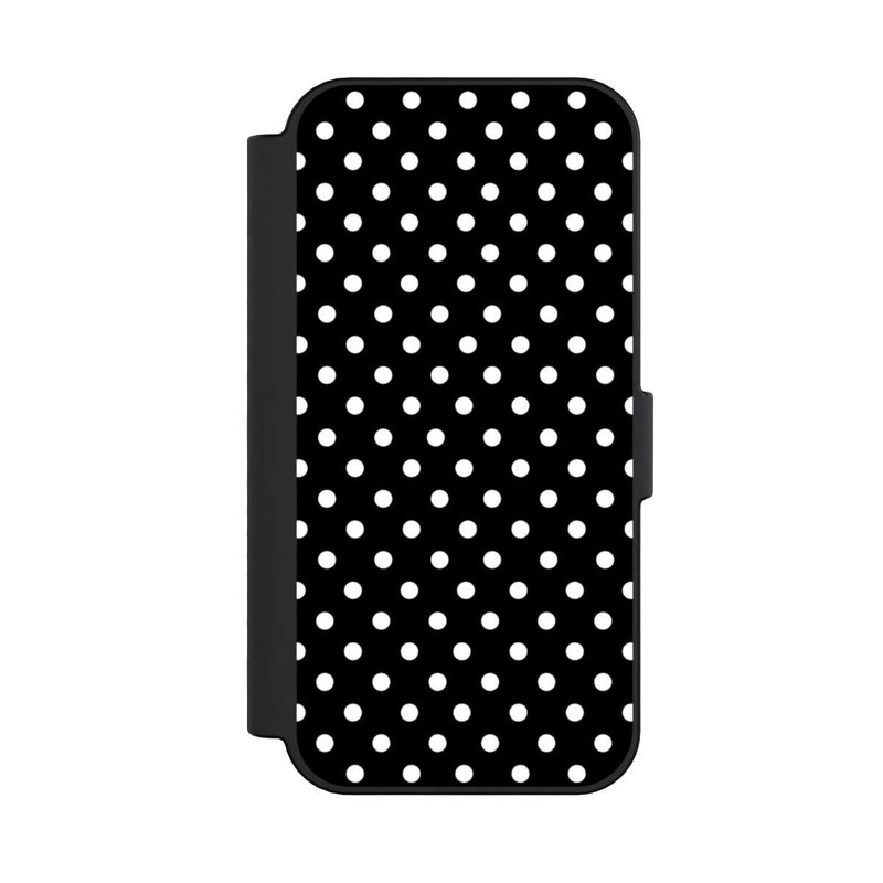iPhone 16 NIVOflip Confettis blancs sur fond noir