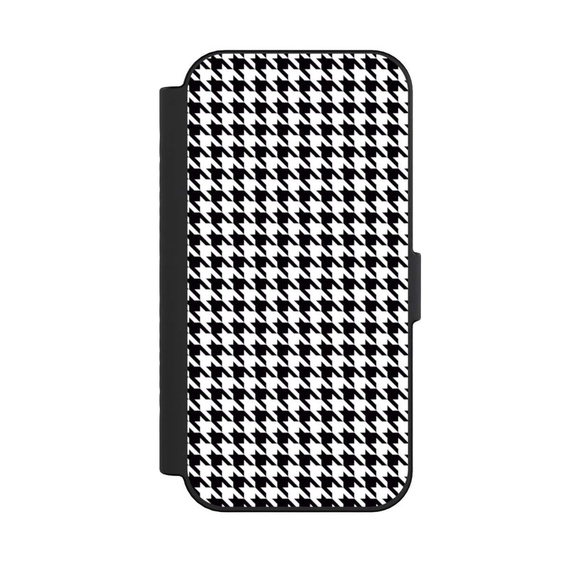 iPhone 16 NIVOflip Houndstooth black-white