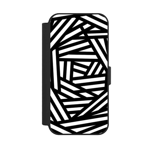 Apple iPhone 16 NIVOflip Einfach schwarz und weiß1