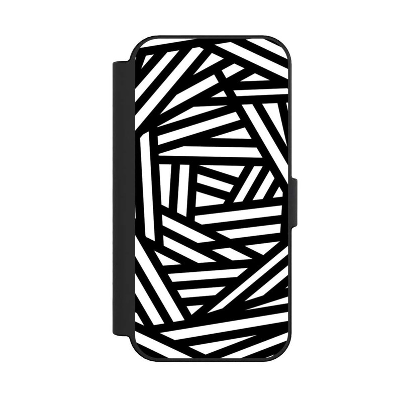 iPhone 16 NIVOflip Einfach schwarz und weiß1