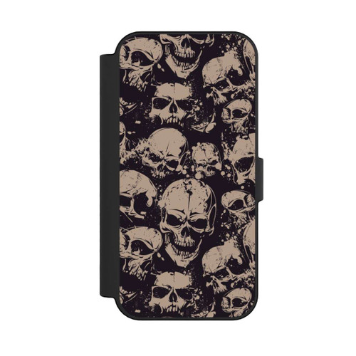 Apple iPhone 16 NIVOflip Crânes d'Halloween