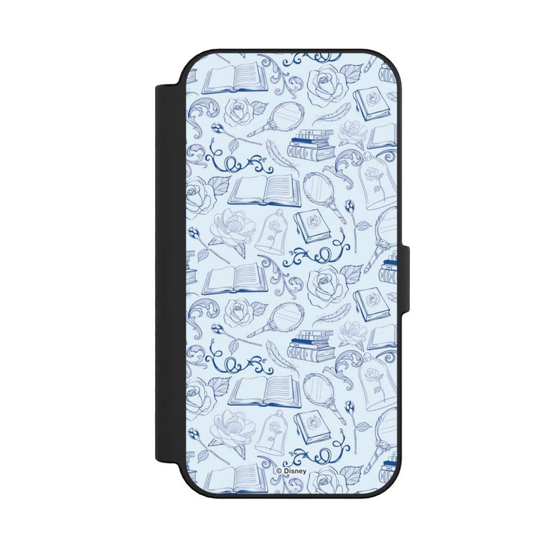 iPhone 16 NIVOflip Beauty and Beast Pattern Blue