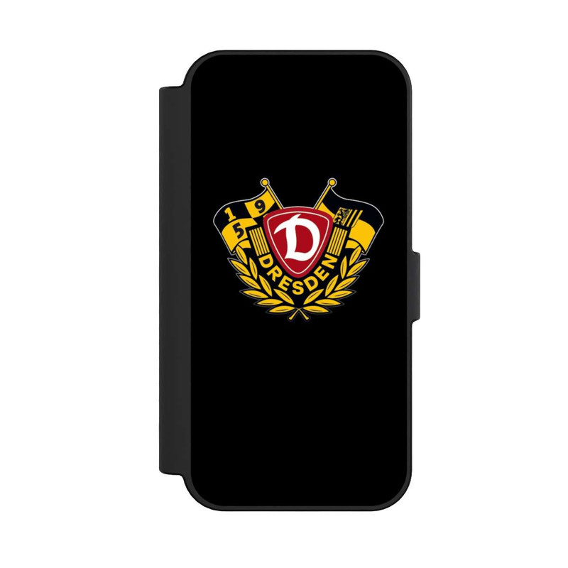 iPhone 16 NIVOflip Dynamo Wappen mit Fahnen