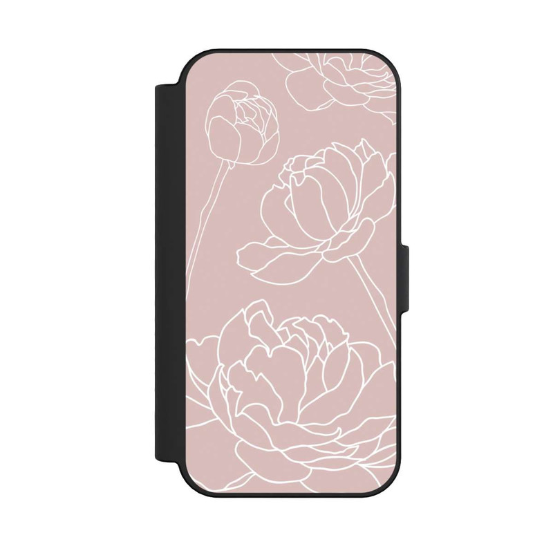 iPhone 16 NIVOflip Blume auf Pink