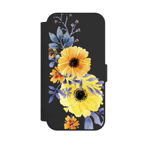 Apple iPhone 16 NIVOflip Gelbe schwedische Blumen