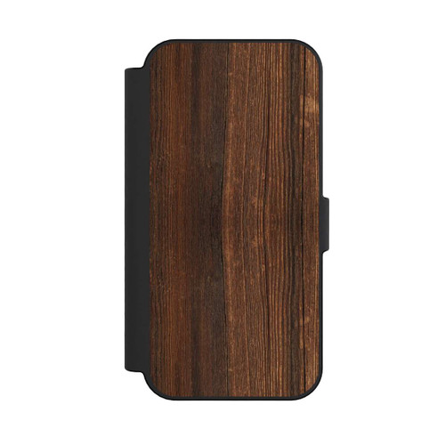 Apple iPhone 16 NIVOflip Nußbaum Holzlook