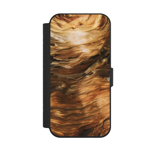 Apple iPhone 16 NIVOflip Wurzelholzlook