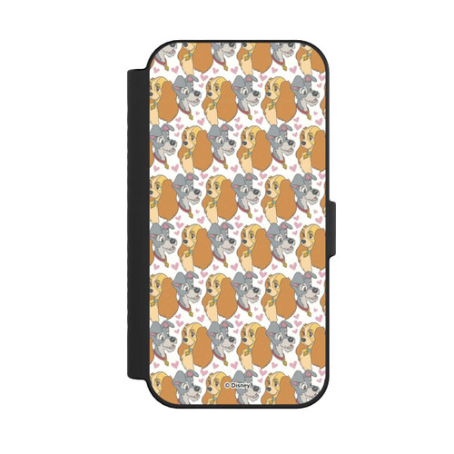 Apple iPhone 16 NIVOflip Susi und Strolch Muster Herzen