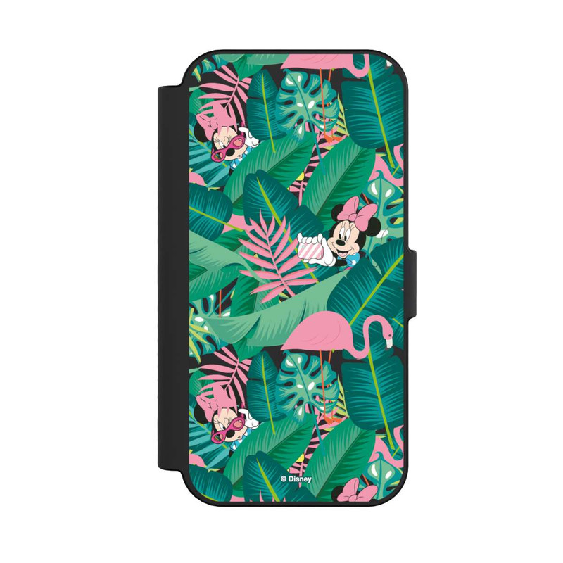 iPhone 16 NIVOflip Minnie Summer Palmblätter ohne Hintergrund