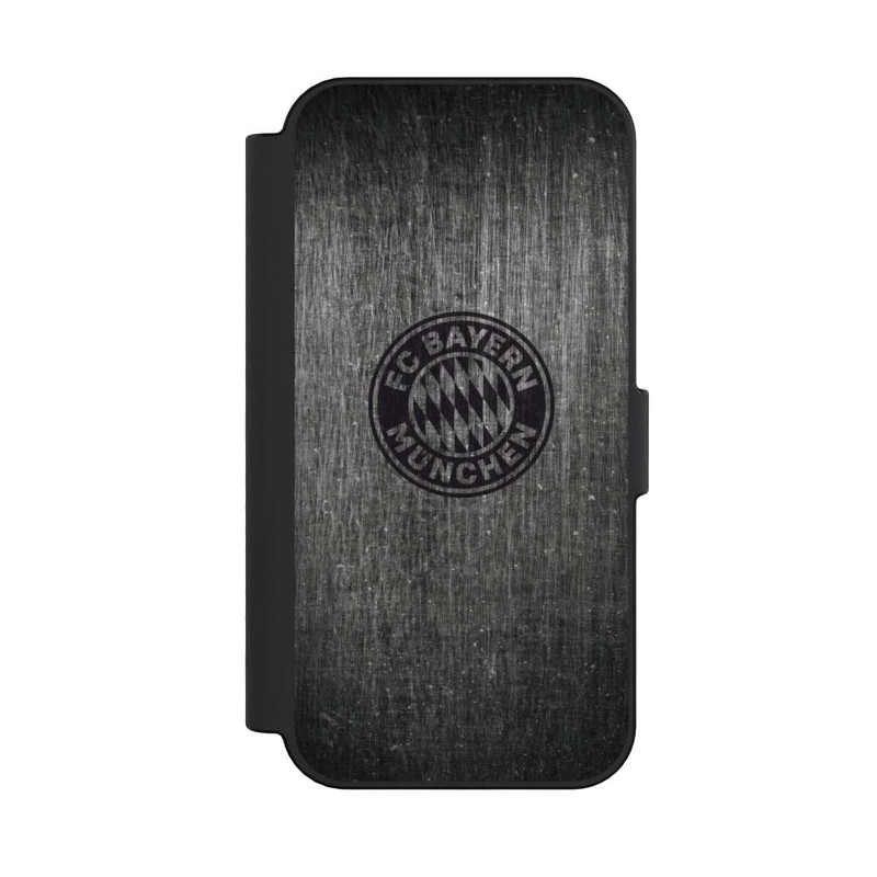 iPhone 16 NIVOflip Metalllook FCB Logo einfarbig