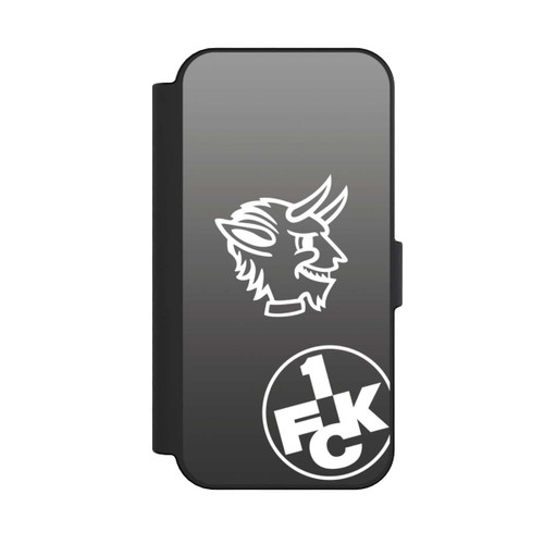 Apple iPhone 16 NIVOflip Teufelskopf FCK auf Schwarz