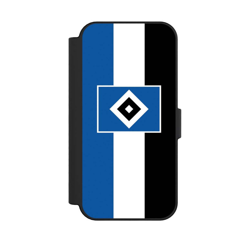 iPhone 16 NIVOflip HSV Streifen - Blau-Weiß-Schwarz