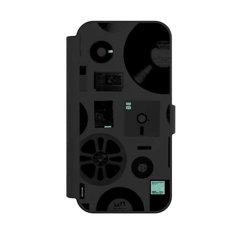 iPhone 16 NIVOflip Data Tee ohne Hintergrund