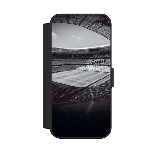 Apple iPhone 16 NIVOflip Stade FC Bayern - Noir Blanc