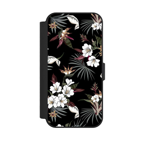 Apple iPhone 16 NIVOflip Flowers Black