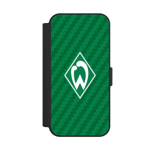 Apple iPhone 16 NIVOflip Carbonlook - Werder Bremen