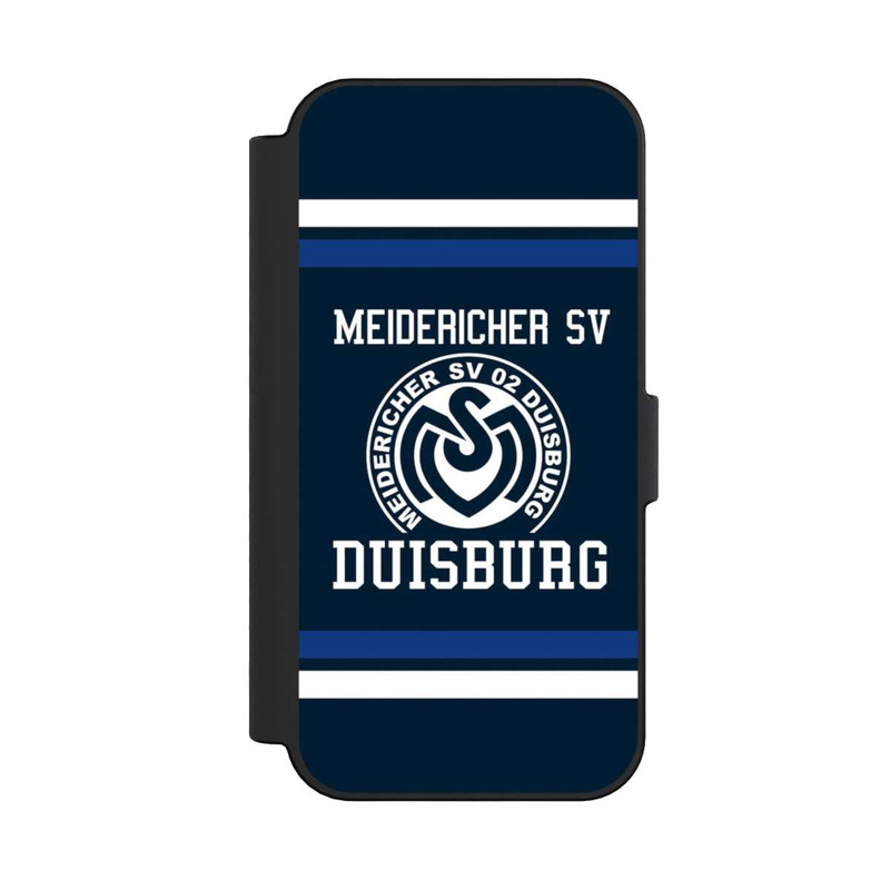iPhone 16 NIVOflip MSV Streifen Blau