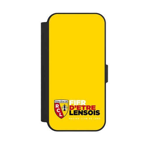 Apple iPhone 16 NIVOflip Fond Logo RCL Jaune