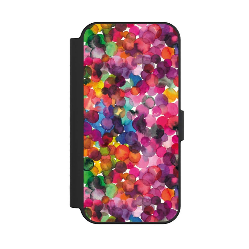 iPhone 16 NIVOflip Überlappende Aquarellpunkte