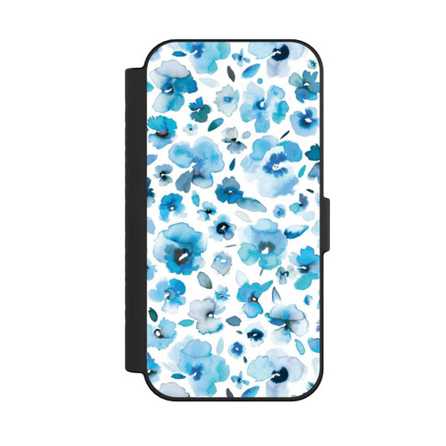 Apple iPhone 16 NIVOflip Blue Tropical Flowers