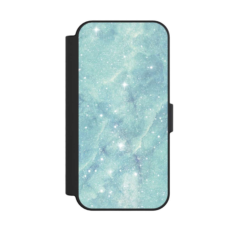 iPhone 16 NIVOflip Glänzender Sternenmarmor