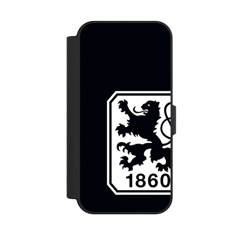 iPhone 16 NIVOflip TSV 1860 Schwarz Logo Groß