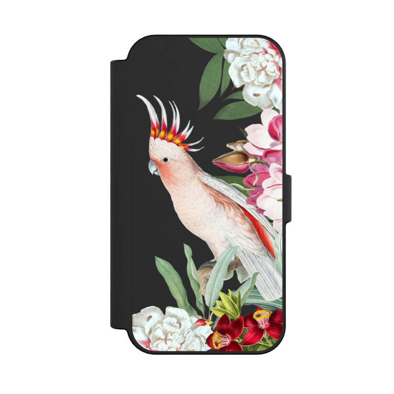 iPhone 16 NIVOflip Papagei Blumen