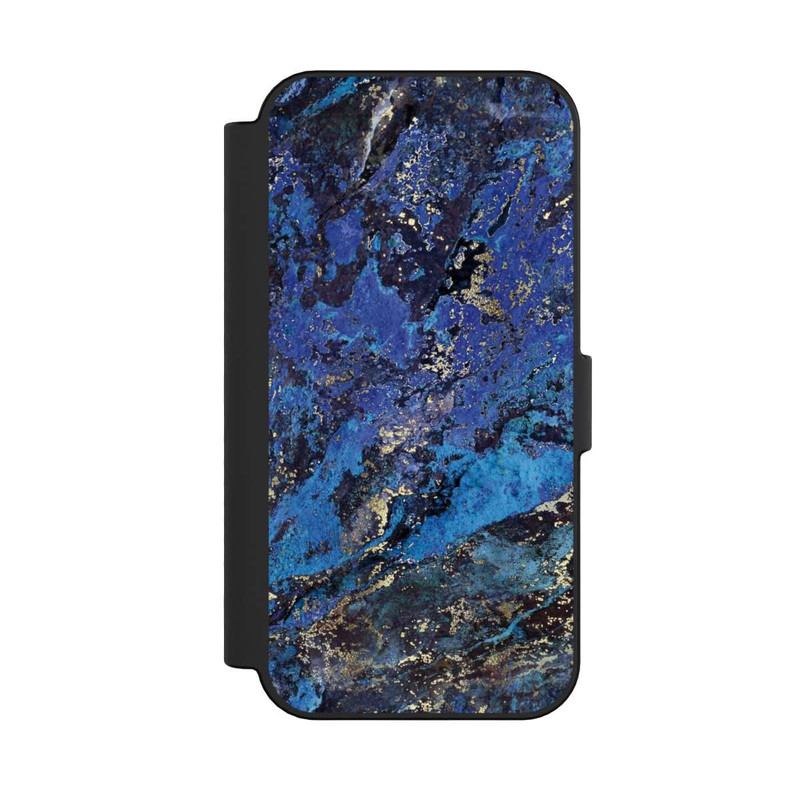 iPhone 16 NIVOflip Lapislazuli blau und gold