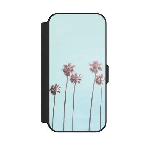 Apple iPhone 16 NIVOflip Paradis des palmiers de plage rose