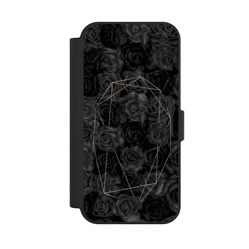 Apple iPhone 16 NIVOflip Schwarze Rosen