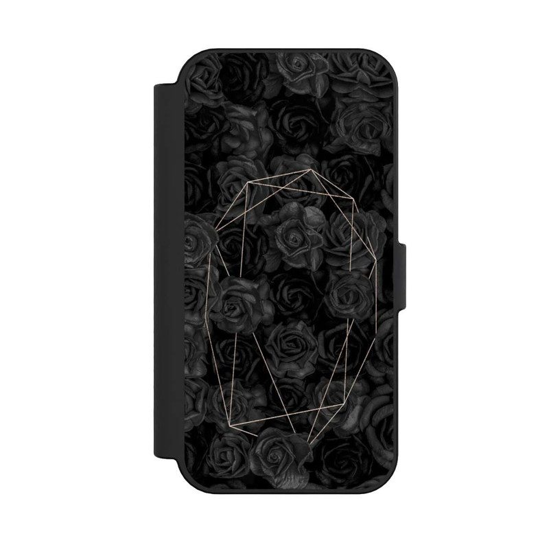 iPhone 16 NIVOflip Schwarze Rosen