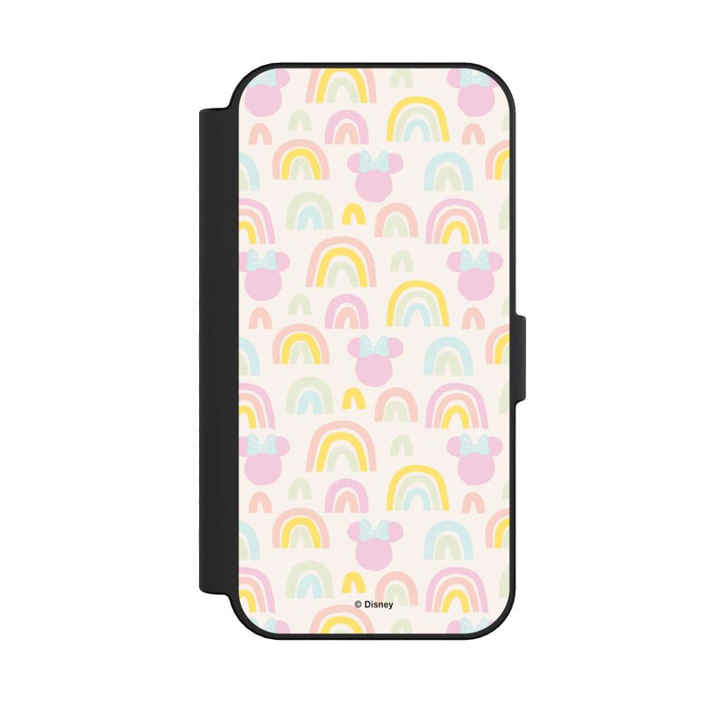 iPhone 16 NIVOflip Minnie Regenbogen Muster