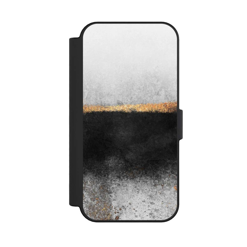 iPhone 16 NIVOflip Ruß und Golddruck