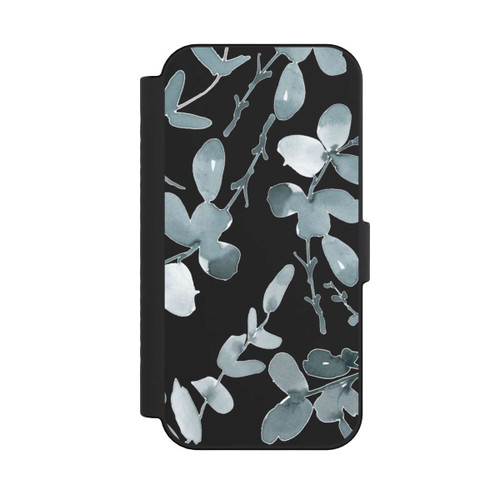 Apple iPhone 16 NIVOflip Eukalyptus pattern ohne Hintergrund