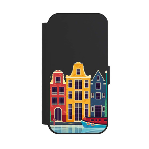Apple iPhone 16 NIVOflip Amsterdam Canal Houses