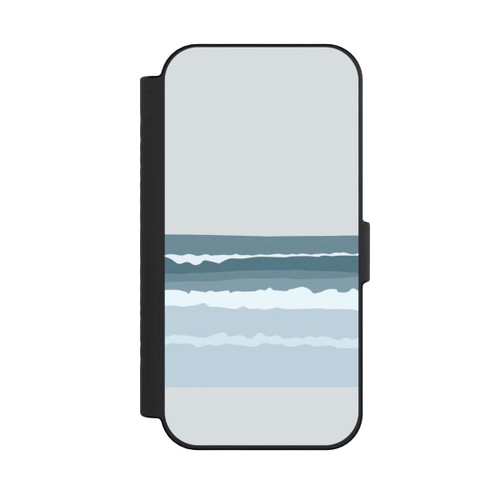 Apple iPhone 16 NIVOflip Abstract blue waves