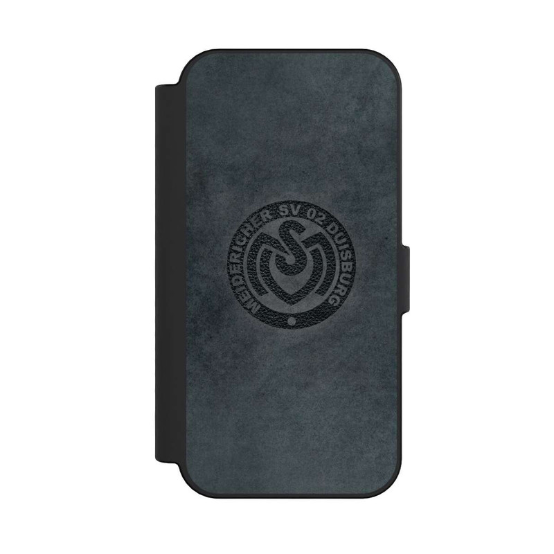 iPhone 16 NIVOflip Leder und Beton MSV