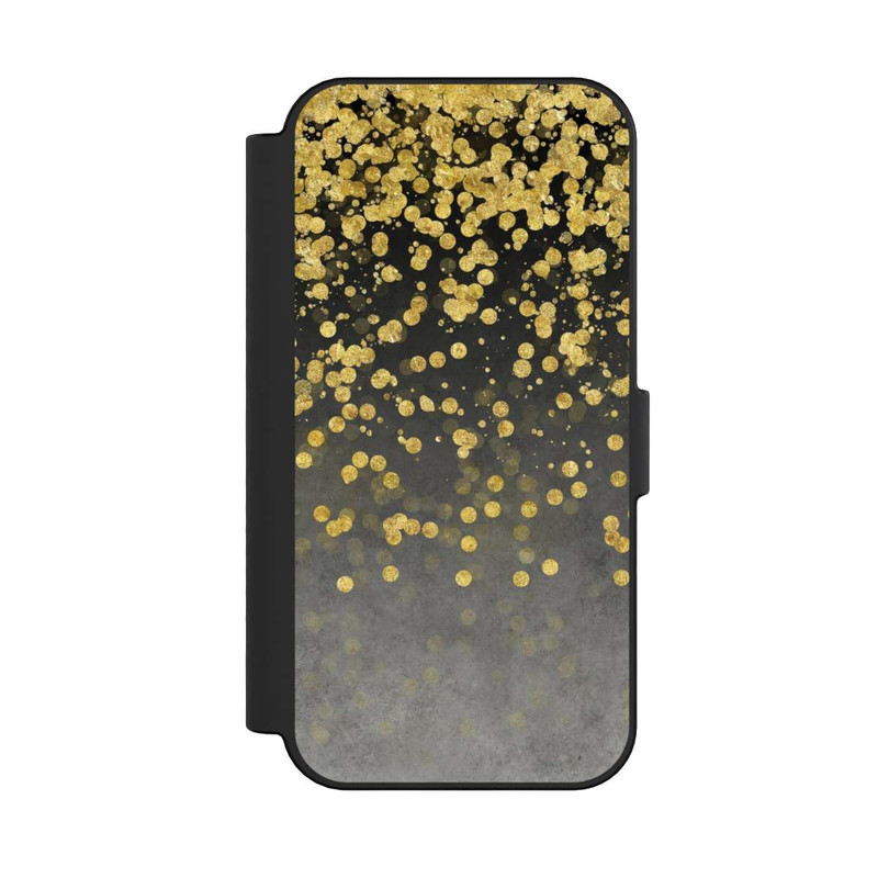 iPhone 16 NIVOflip glänzender Goldregen