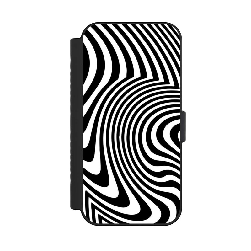iPhone 16 NIVOflip Black and White Waves