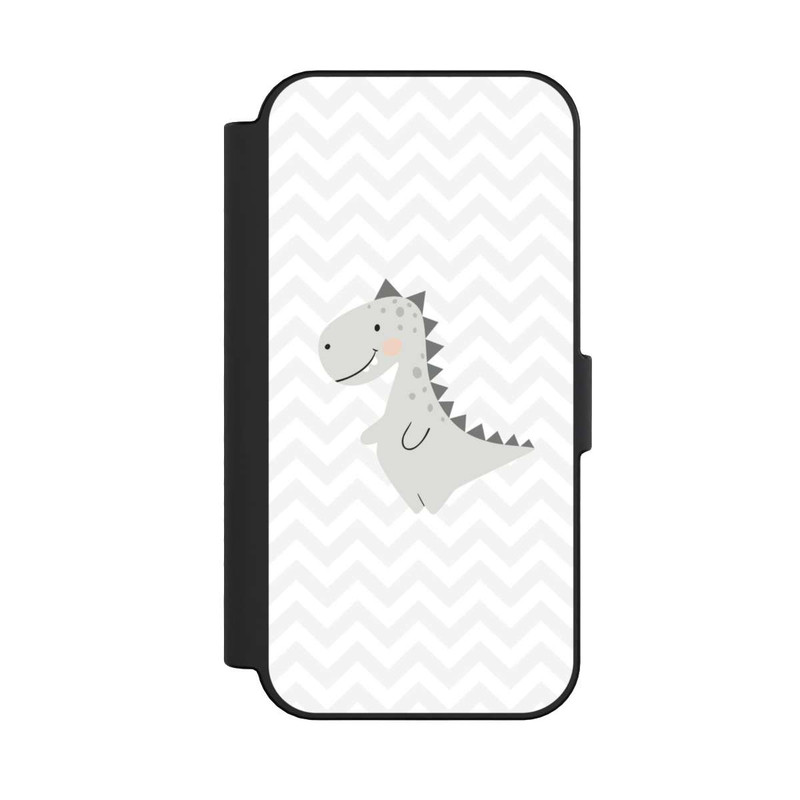 iPhone 16 NIVOflip Grauer Dino