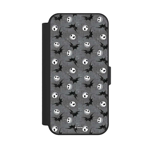 Apple iPhone 16 NIVOflip Jack Grey Pattern Tim Burtons Nightmare before Christmas