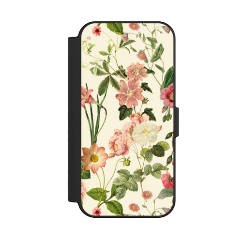 Apple iPhone 16 NIVOflip Fleurs sauvages sur jaune clair
