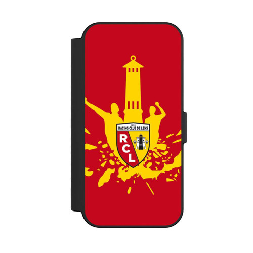 Apple iPhone 16 NIVOflip Tour RCL jaune sur rouge
