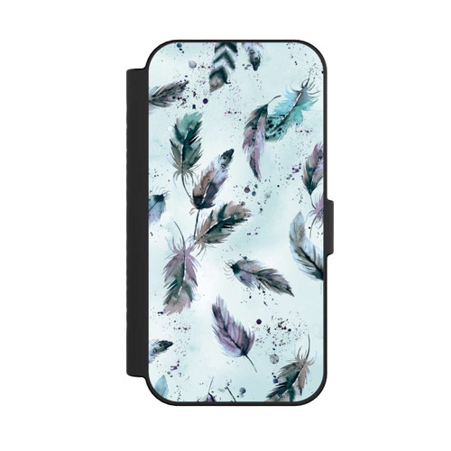 Apple iPhone 16 NIVOflip Magical Feathers Soft Blue
