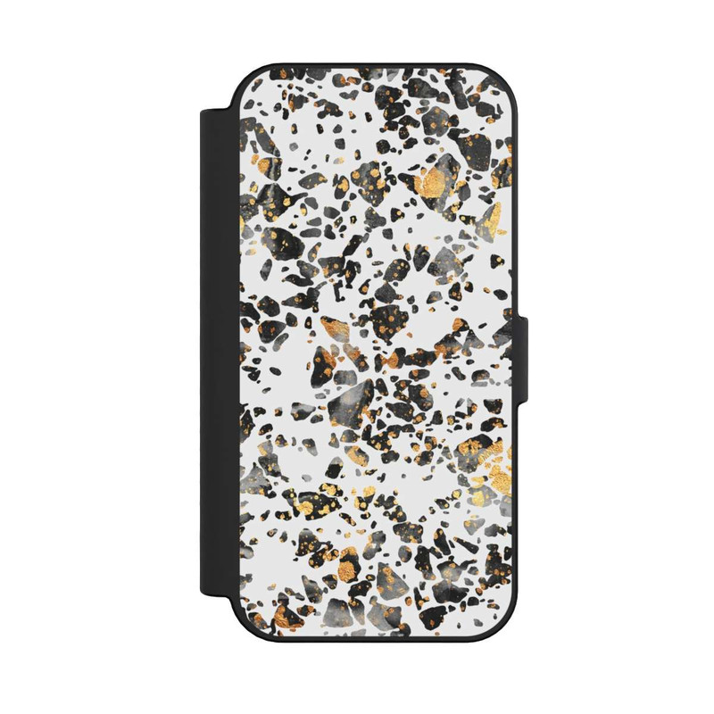 iPhone 16 NIVOflip Gold Speckled Terrazzo
