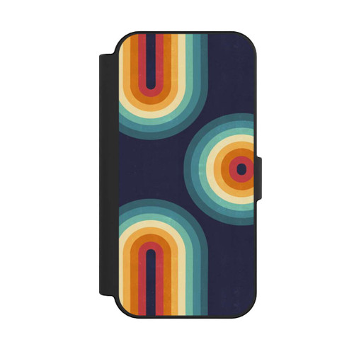 Apple iPhone 16 NIVOflip Double Rainbow on Blue