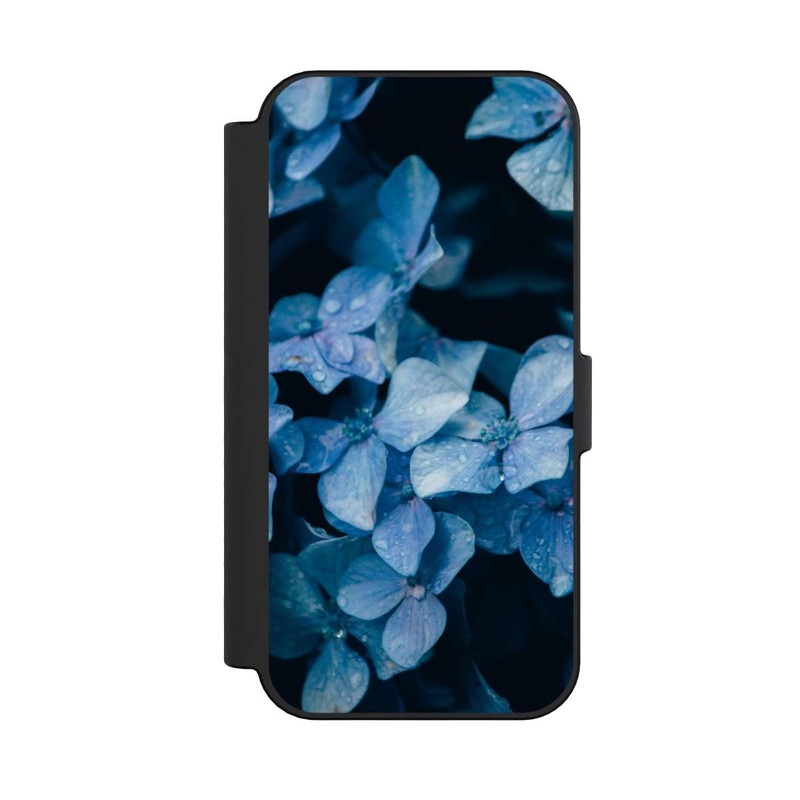 iPhone 16 NIVOflip Blaue Blüten