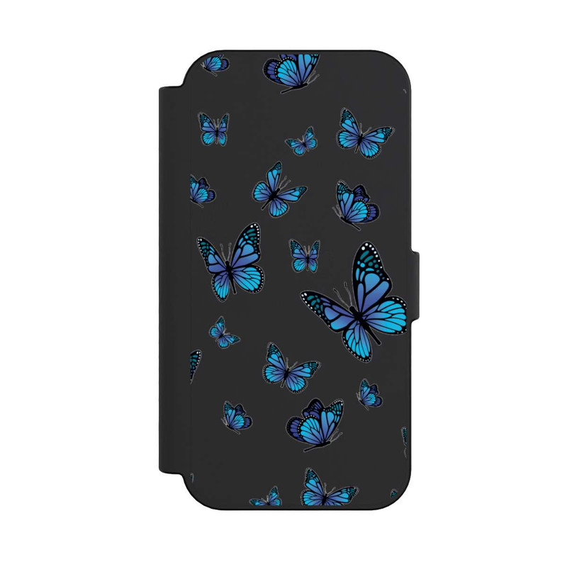 iPhone 16 NIVOflip Schmetterlingmuster Transparent