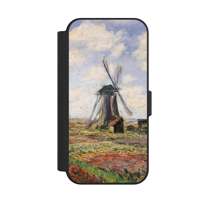 iPhone 16 NIVOflip Tulpenfelder mit der Rijnsburger Windmühle von Claude Monet