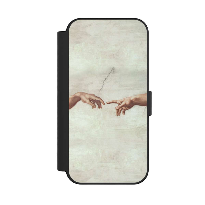 iPhone 16 NIVOflip Die Hände von Gott und Adam von Michelangelo Buonarroti